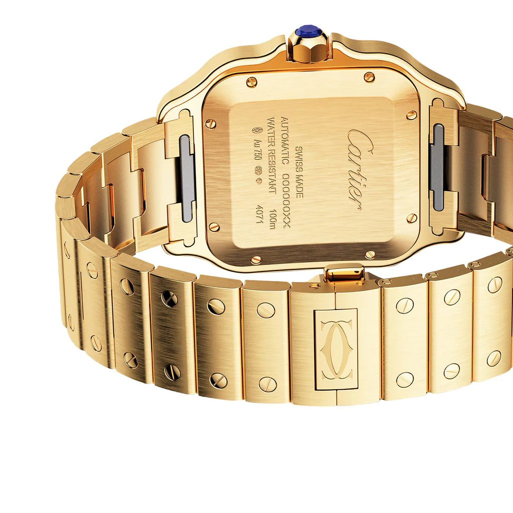 Santos De Cartier Gold Watch