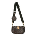 Louis Vuitton Monogram Multi Pochette With Green Strap