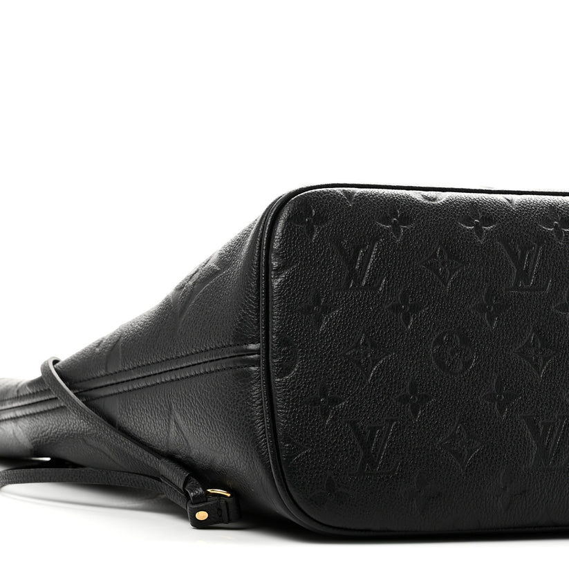Louis Vuitton Black Empreinte Monogram Giant Neverfull Bag