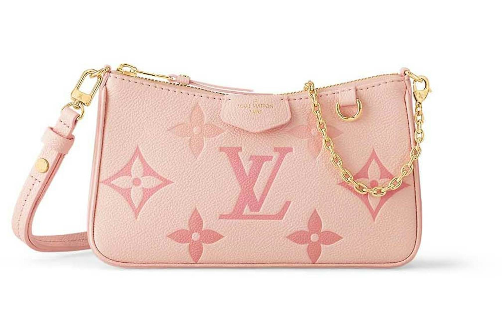 Louis Vuitton Pink Easy Pouch On Strap Monogram Empreinte