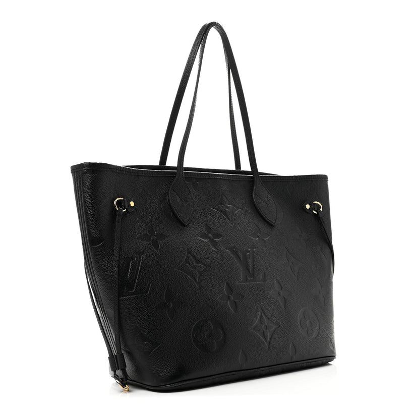 Louis Vuitton Black Empreinte Monogram Giant Neverfull Bag