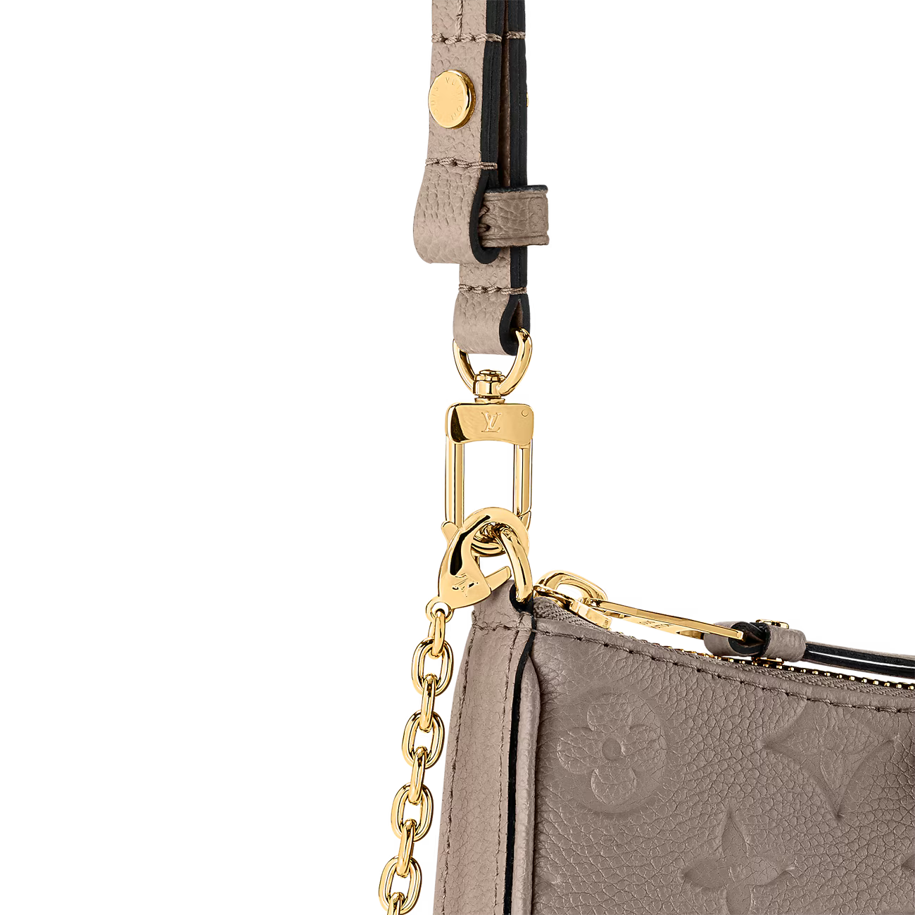 Louis Vuitton Easy Pouch On Strap Empreinte Tourterelle