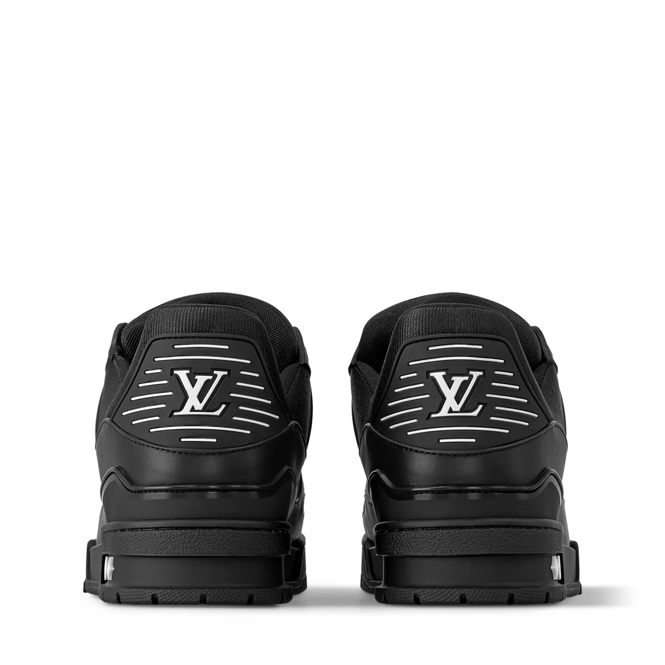 Louis Vuitton Black Trainer Sneakers