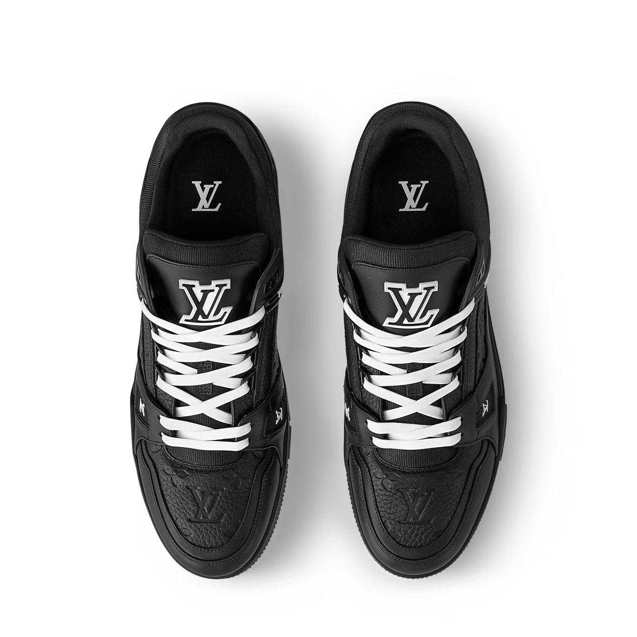 Louis Vuitton Black Trainer Sneakers