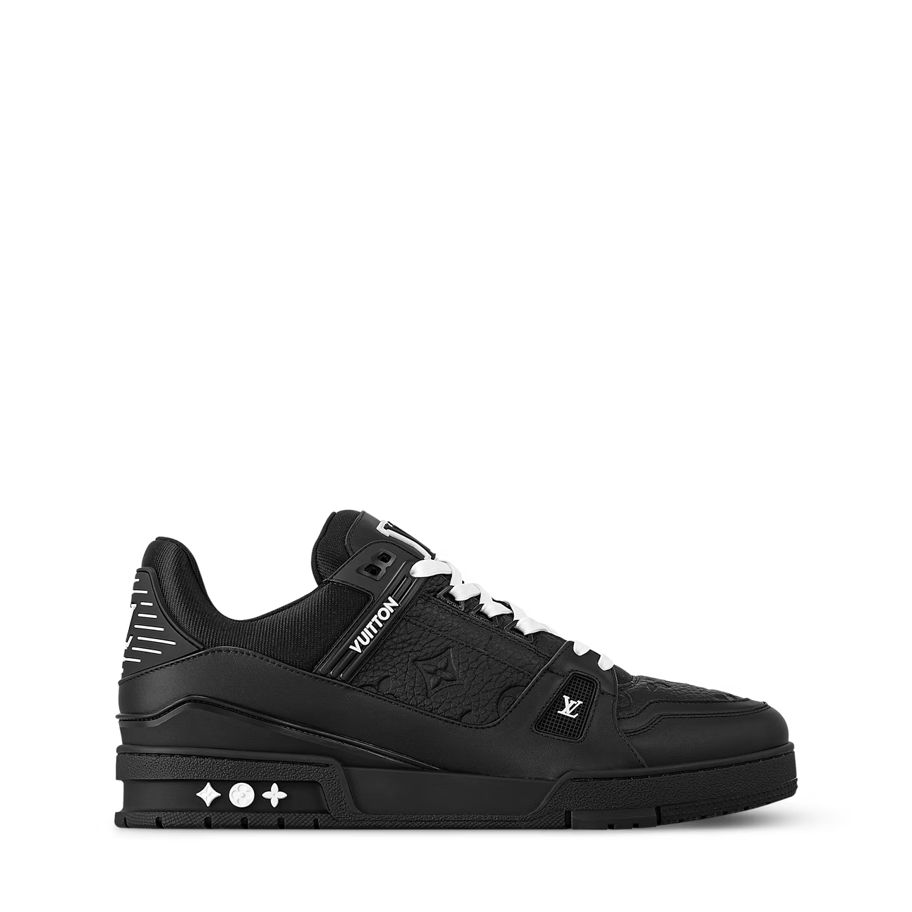 Louis Vuitton Black Trainer Sneakers