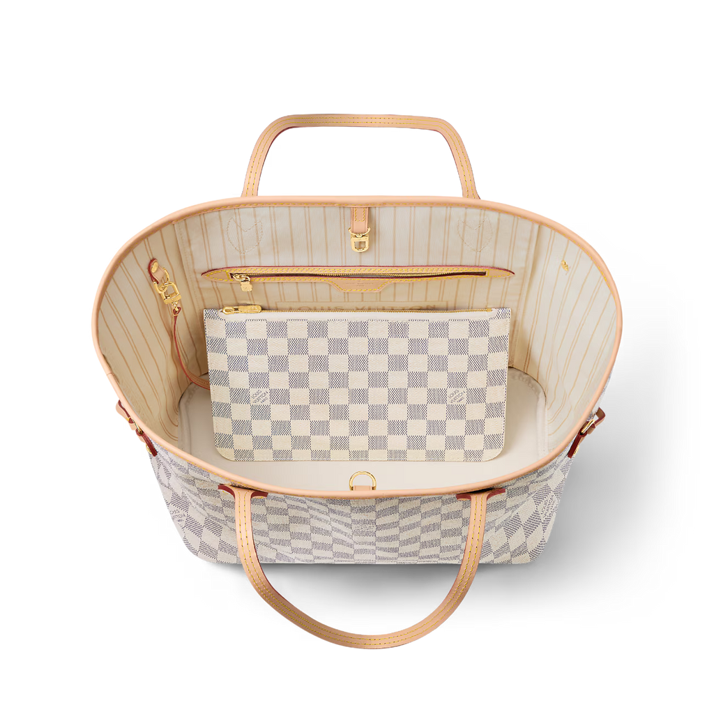 Louis Vuitton Damier Azur Giant Neverfull Tote Bag