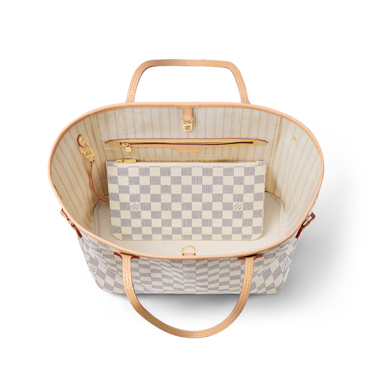 Louis Vuitton Damier Azur Giant Neverfull Tote Bag