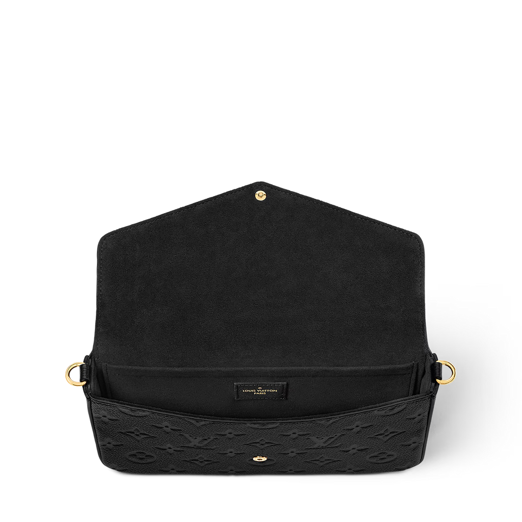 Louis Vuitton Black Pochette Félicie Monogram Empreinte