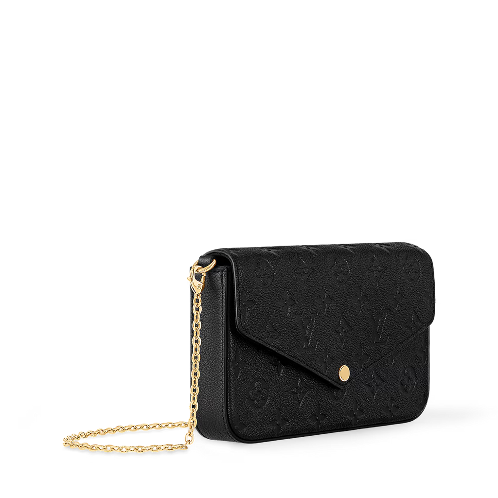 Louis Vuitton Black Pochette Félicie Monogram Empreinte
