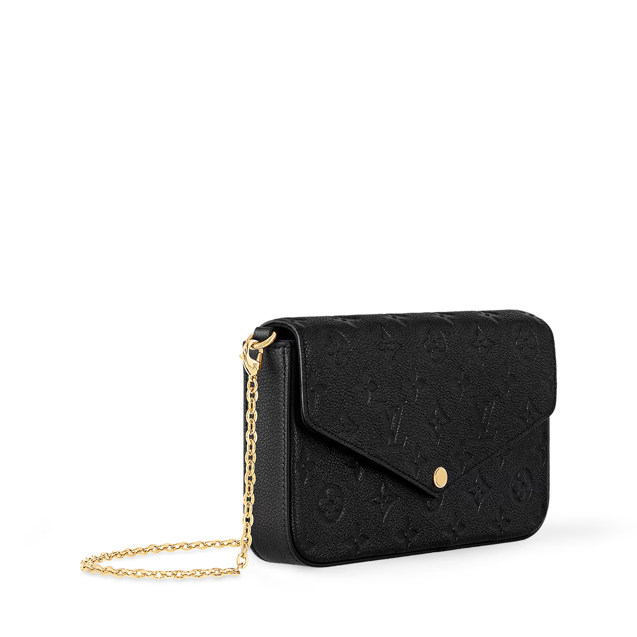 Louis Vuitton Black Pochette Félicie Monogram Empreinte