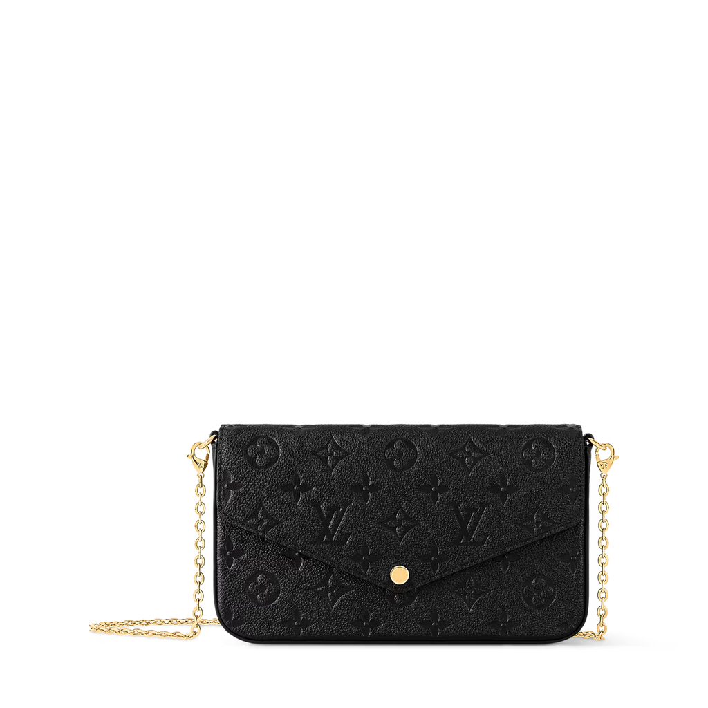 Louis Vuitton Black Pochette Félicie Monogram Empreinte