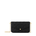 Louis Vuitton Black Pochette Félicie Monogram Empreinte