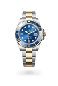 ROLEX Gold and Silver Submariner Date Oyster Watch
