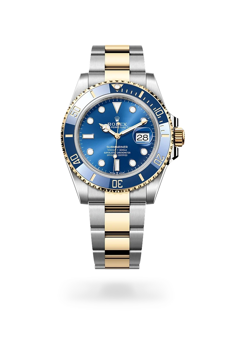 ROLEX Gold and Silver Submariner Date Oyster Watch