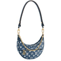 Louis Vuitton Blue Denim Loop Monogram Bag