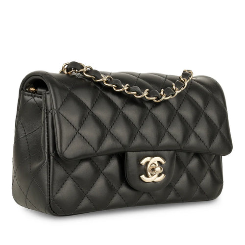 Chanel Black Sheepskin Bag
