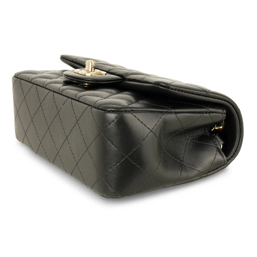 Chanel Black Sheepskin Bag